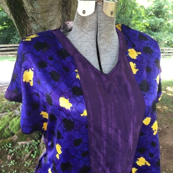 KINDER AGGUGINI Macy’s Soft Poly Silk Mixed Print - Picture 3 of 8